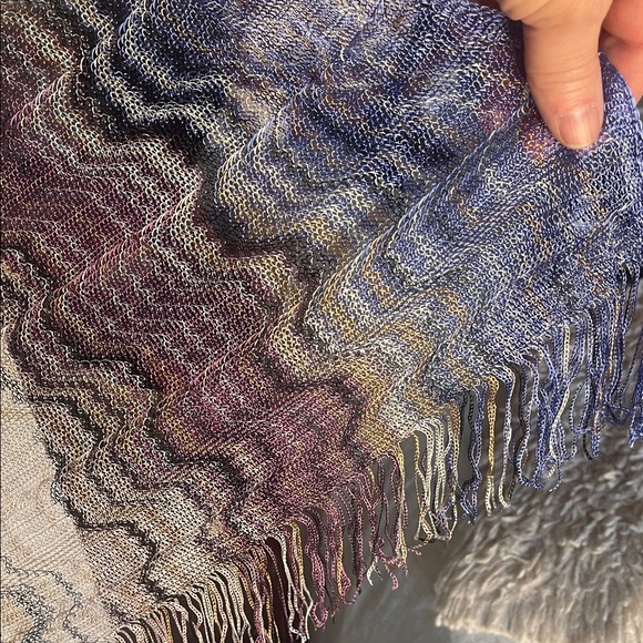 Missoni Blue and Yellow Knit Accessory - Picture 3 of 6